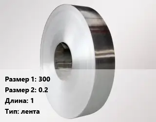 Нейзильбер 300х0.2 L=1 лента